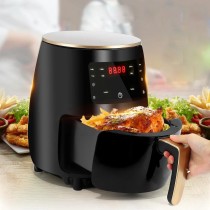 Friteuză cu Aer Cald S-18 Air Fryer 2400W, Afisaj Digital LCD Touch Control