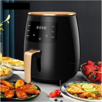 Friteuză cu Aer Cald S-18 Air Fryer 2400W, Afisaj Digital LCD Touch Control