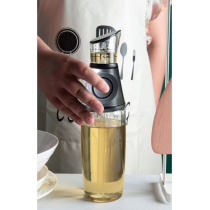 Dispenser pentru Ulei și Oțet, 500 ml, cu Buton – Precizie și Eleganță în Bucătărie
