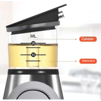 Dispenser pentru Ulei și Oțet, 500 ml, cu Buton – Precizie și Eleganță în Bucătărie