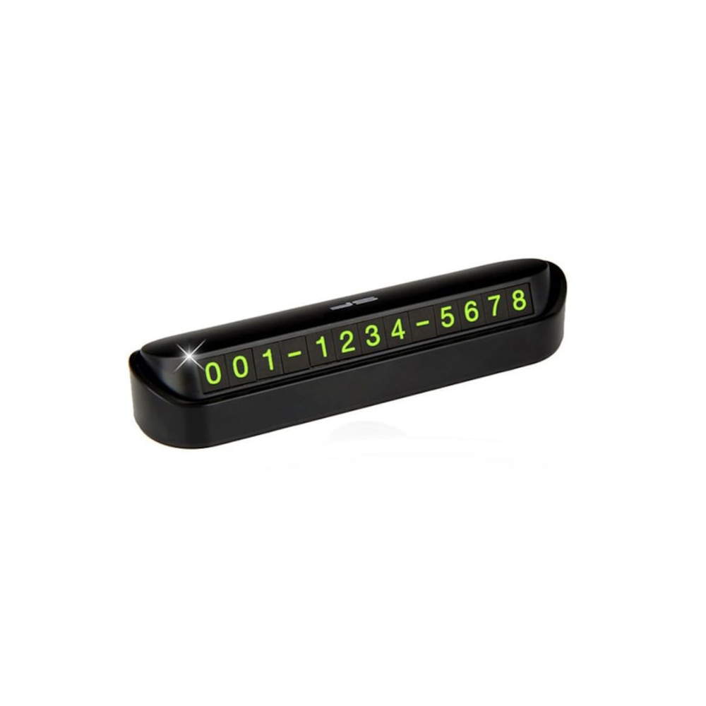 Suport Număr de Telefon Auto Magnetic pentru Parbriz – Design Compact și Elegant