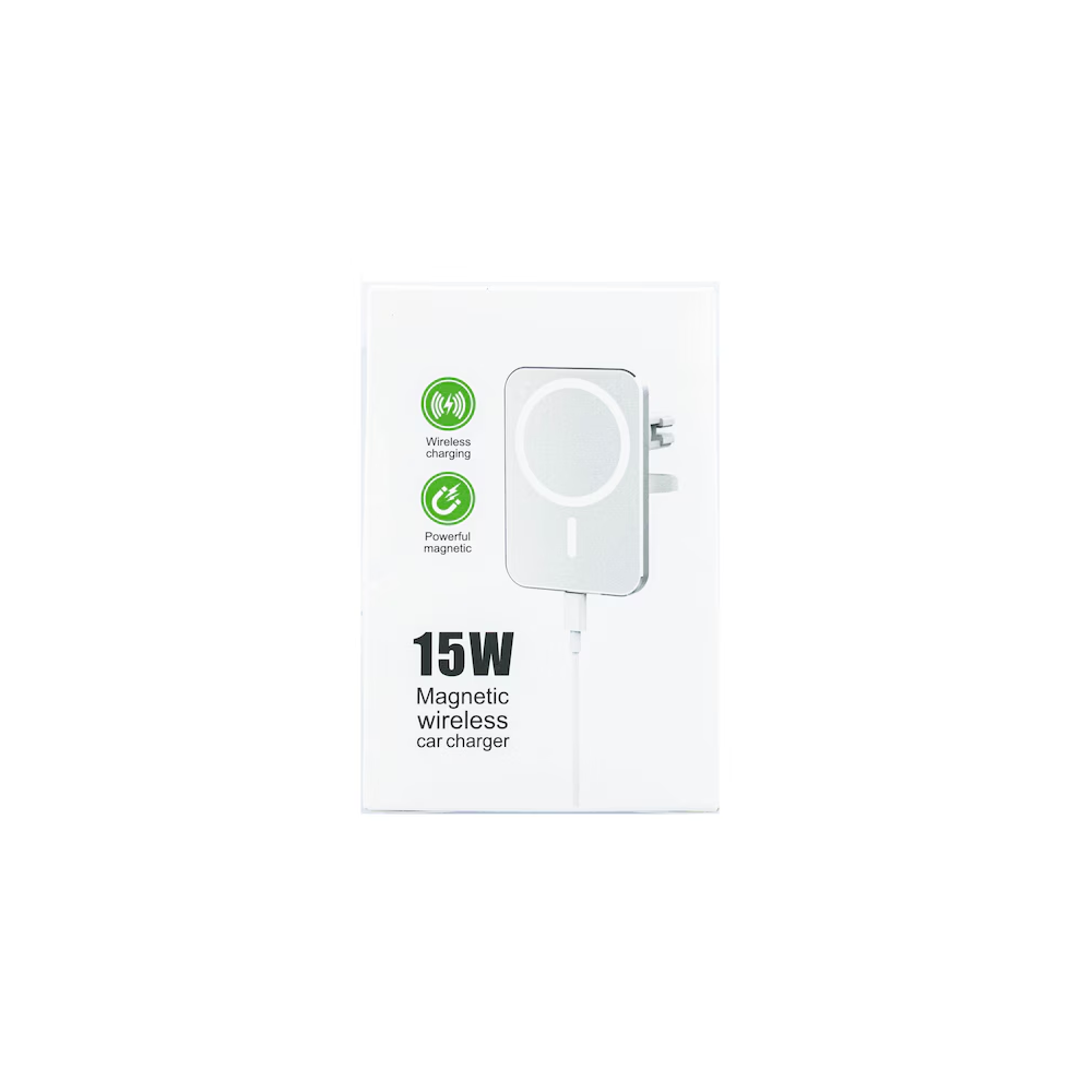 Încărcător Auto Wireless Magnetic 15W – Putere și Eficiență la Drum